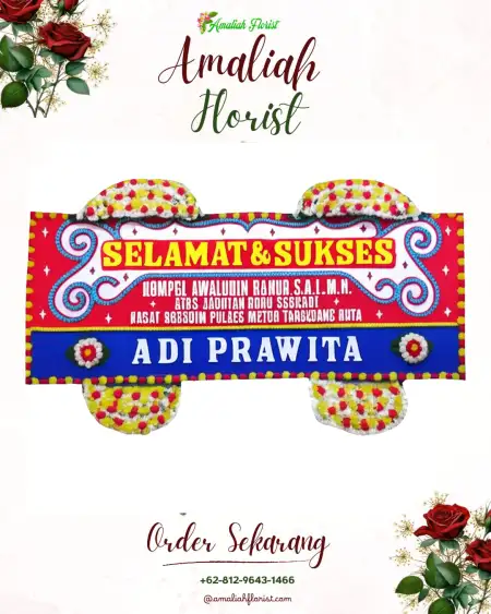 Papan Bunga Ucapan Selamat Cileungsi